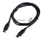 Кабель USB2.0 Cablexpert CC-USB2-CMCM-60-1M, Type-C/Type-C, 3A, 60Вт, PD/QC3.0, медь, 1м, черный, пакет