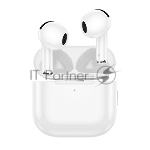 Наушники TWS Hoco EW78 белый, вкладыши, Bluetooth, до 4 ч.