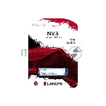 Накопитель SSD Kingston NV3, 1Tb, M.2 2280, NVMe, PCIe 4.0, R/W 6000/4000