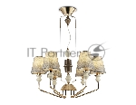 Люстра Ambrella light LH75401/6 GD/GR золото/серый E14*6 max 40W D700*1260