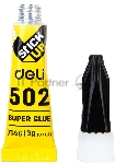 Клей универсальный Deli Super E7146 3гр прозрачный блистер, вид 5
