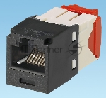 Модуль информационный Panduit CJ5E88TGBL Mini-Com RJ45 кат.5e черный