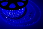 Лента LED 220 В, 13х8 мм, IP67, SMD 5050, 60 LED/m, цвет свечения синий