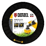 Леска для триммера звезда, 2,0мм х 374м, на DIN катушке FLEX CORD Denzel