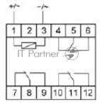Реле промежуточное PK-3P (монтаж на DIN-рейке 35мм 220В 50Гц 3х8А 3NO/NC IP20) F&F EA06.001.023