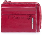 Чехол для кредитных карт Piquadro Blue Square PP4822B2R/R красный натур.кожа