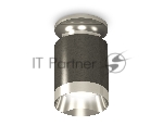 Светильник Ambrella Light XS6303101 DCH/PSL черный хром/серебро полированное MR16 GU5.3 (N6903, C6303, N6132)