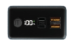 Портативный аккумулятор OLMIO QX-30, 30000mAh, 22.5W, QuickCharge3.0/PowerDelivery, LCD, темно-зеленый, вид 2