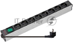 Блок распределения питания Sysmatrix PD 0804.019 гор.размещ. 8xSchuko базовые 10A Schuko 1.8м
