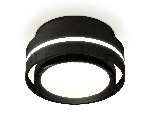 Светильник Ambrella Light XS8414001 SBK/PBK черный песок/черный полированный GX53 (C8414, N8113)