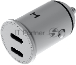 Автомобильное зарядное устройство Magssory cch002 45W 3A+2.25A (PD+QC+AFC) USB Type-C универсальное темно-серый, вид 7