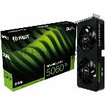 Видеокарта Palit PA-RTX 5060Ti DUAL OC 8Gb RTX 5060TI 8Gb 128bit GDDR7 2407/28000 HDMIx1 DPx3 HDCP Ret