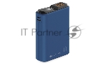 Портативный аккумулятор OLMIO QS-10, 10000mAh, 22.5W, QuickCharge3.0/PowerDelivery, LCD, темно-синий