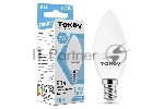 Лампа светодиодная TOKOV ELECTRIC 9 Вт С37 6500К Е14 176-264В