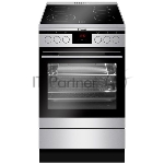 Плита электрическая Hansa FCCX58225 серебристый, конфорок 4 шт, духовка 65 л, 50 см x 85 см x 60 см