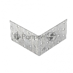 Крепежный уголок равносторонний, KUR 100x100x60 мм, Россия Сибртех
