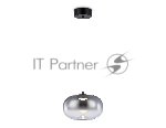 Подвесной светодиодный светильник Ambrella light LH11082 BK/SM черный/дымчатый 4W 3000K D180*130