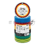 Набор изоляционных лент Kranz 0.13х15 мм, 10 м, 7 цветов