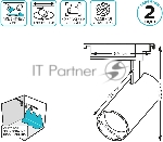 Светильник трековый цилиндр Gauss 16W 1680lm 4000K 180-220V IP20 65x206мм черный линза 36º LED