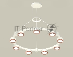 Светильник Ambrella light XR92031803/9 SWH/PPG белый песок/золото розовое полированное GX53 (A9203, C9241, N8126)