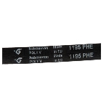 Ремень 1195 H8 HUTCHINSON BLH128UN для стиральной машины Indesit, Ariston, Hotpoint черный