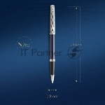 Ручка роллер Waterman Hemisphere L`Essence du Bleu (CW2166469) LaqBlue CT F черн. черн. подар.кор., вид 5