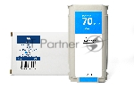 Картридж струйный NVPrint 70 (NV-C9452A) Cyan для HP DesignJet Z2100/Z3100/Z3200/Z5200/Z5400 (130 мл) совместимый