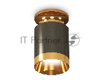 Светильник Ambrella Light XS6303140 DCH/PYG черный хром/золото желтое полированное MR16 GU5.3 (N6905, C6303, N6134)