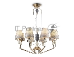 Люстра Ambrella light LH75403/8 GD/GR золото/серый E14*8 max 40W D815*1260