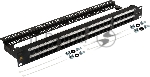 Патч-панель Lanmaster LAN-PPC48U6A 19" 1U 48xRJ45 кат.6A UTP, вид 5