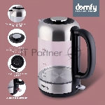 Чайник электрический Domfy DSM-EK401 1.8л. 2200Вт черный/прозрачный (корпус: стекло), вид 26
