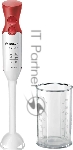 Блендер погружной Bosch MSM 64010 красный, 450 Вт, 2 скорости, турбо