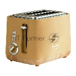 Тостер Tesler TT-244, оранжевый, 815 Вт, 2 слота