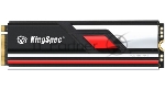 Накопитель SSD KingSpec XG7000-512, 512GB, PCIe 4.0 x4, M.2 2280, NVMe, R/W 7200/4400, с радиатором