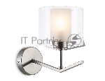 Настенный светильник Ambrella light LH57004 SN/FR никель/белый матовый E14 max 40W 280*150*220