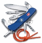 Нож перочинный Victorinox Skipper 0.9093.2WS с фиксатором лезвия 18 функций со шнурком синий