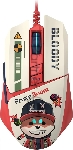 Мышь проводная A4Tech Bloody W63 Max Proxy Boom бежевый/красный, 12000 dpi, USB, кнопки - 9
