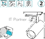 Светильник трековый цилиндр 20W 1650lm 4000K 180-240V IP20 65x210мм белый угол 24º LED