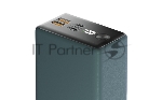 Портативный аккумулятор OLMIO QX-30, 30000mAh, 22.5W, QuickCharge3.0/PowerDelivery, LCD, темно-зеленый, вид 6