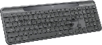 Клавиатура Logitech Signature Slim Solar K980 беспроводная, Bluetooth, серый