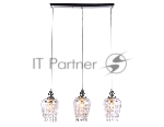Светильник Ambrella light TR3612/3 CH/CL хром/прозрачный E27/3 max 40W 570*140*920