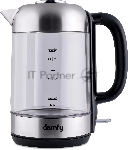 Чайник электрический Domfy DSM-EK401 1.8л. 2200Вт черный/прозрачный (корпус: стекло), вид 23