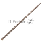 Бур по бетону Denzel двойная спираль, Cobalt W-tip, 22x600 мм, SDS PLUS