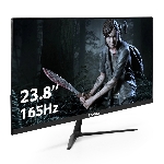 Монитор 23.8" ExeGate Combat EG2407C IPS 1920x1080, 165 Гц, 1 мс, 16:9, 300 кд/м2, 1xHDMI, 1xDP, 1x3.5 мм, черный