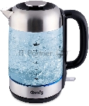 Чайник электрический Domfy DSM-EK401 1.8л. 2200Вт черный/прозрачный (корпус: стекло), вид 22