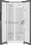 Холодильник Weissgauff WSBS 500 Inverter NoFrost Dark Grey двухкамерный 270/180л морозилка слева, No Frost, Side by Side, вид 40