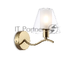 Настенный светильник Ambrella light LH57095 BS/FR латунь/белый матовый E14 max 40W 230*140*200