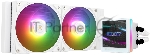 Водяное охлаждение для процессора Thermalright Grand Vision 240 (240mm, LED, White, ARGB/Fans: 2x120mm, 80.45CFM, 29.4dBA, 2150RPM/Pump height 72.5mm, 6400RPM, Rad thickness 27mm/S: 1700, 1200, 1851, 115X, 2011, 2066, AM5, AM4)