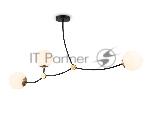Светитльник Ambrella Light TR2568/3 BK/SB черный/бронза E27/3 max 60W 1130*150*540