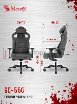 Кресло A4Tech Bloody GC-660 серый, ткань, вид 19